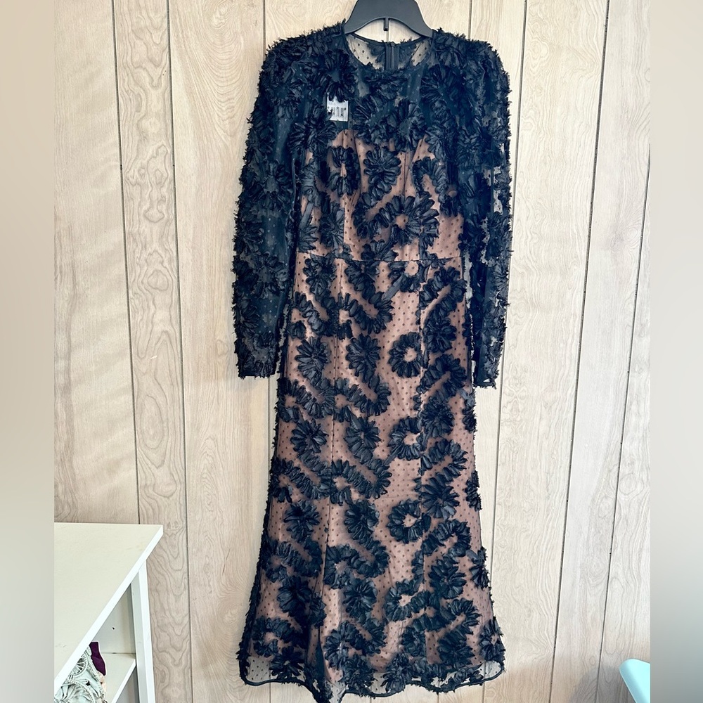 NWT Elliatt Bossa Tulle Floral Appliqué Maxi Dress - Picture 4 of 12